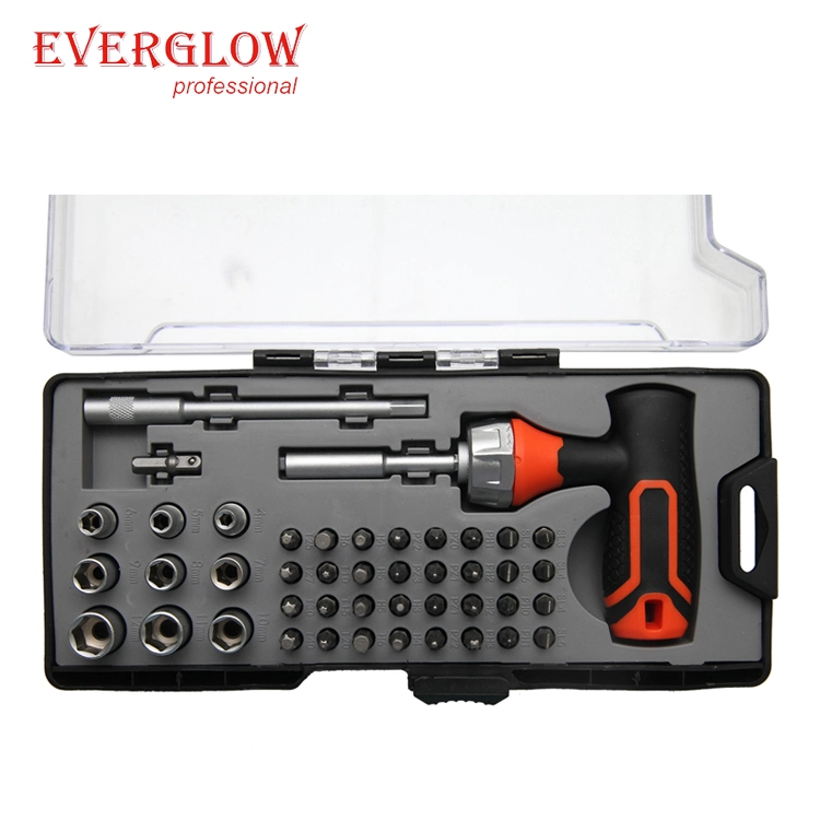 38PCS Ratchet Screwdriver Setwith Bits Sockets