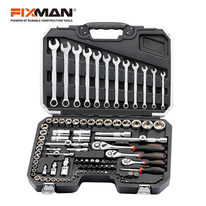 Fixman 1/4" Wrench Household Mechanic Hand Tools Kit Ratchet Socket Set