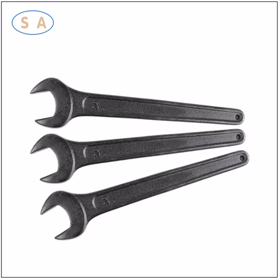 Llave combinada de extremo abierto doble de acero al carbono forjado OEM