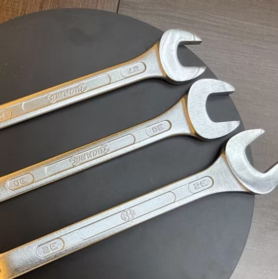 Nueva combinación de llave inglesa/llave de anillo abierto Combinación de extremo de caja en ángulo de 40 grados